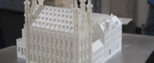 Recreating Leuven Town Hall in Intricate Detail Using 3D Printing and 100% Re-Used Powder